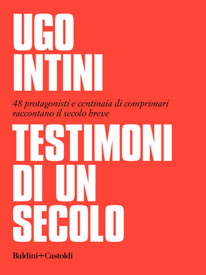 cover image of Testimoni di un secolo